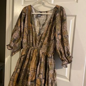 One in a kind map dress